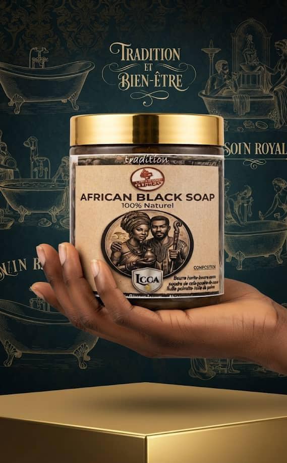 Savon Noir Africain 100% Naturel